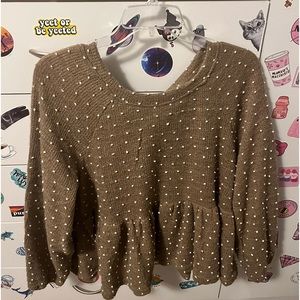 Brown Sweater - Large